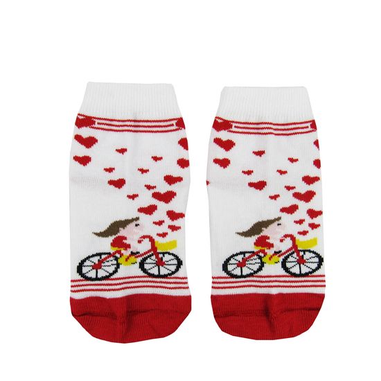 Meia-Feminina-Branca-e-Vermelha-W-300.21.10ba Meia-Feminina-Branca-e-Vermelha-W-300.21.10ba