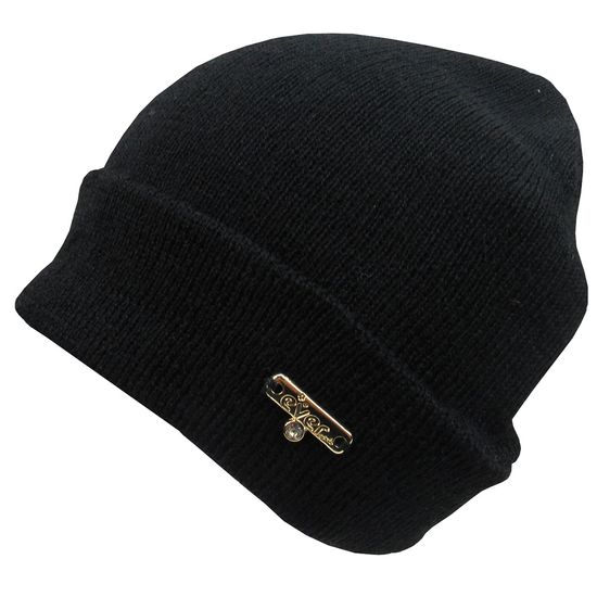 Touca-Infantil-Feminina-Preta-E-8131ba Touca-Infantil-Feminina-Preta-E-8131ba