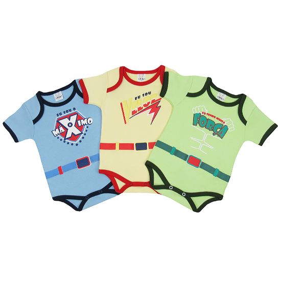 Body-Bebe-Masculino-Manga-Curta-Herois-Divertidos-Kit-com-3-Unidades-NB-853a