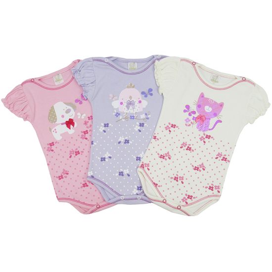 Body-Bebe-Feminino-Manga-Curta-Kit-com-3-Unidades-NB-800a