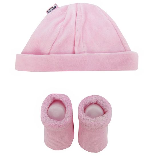 Touca lã Everly Gatinho com tapa orelha e pompom rosa - Zize Trekos -  Artigos para crianças e bebês