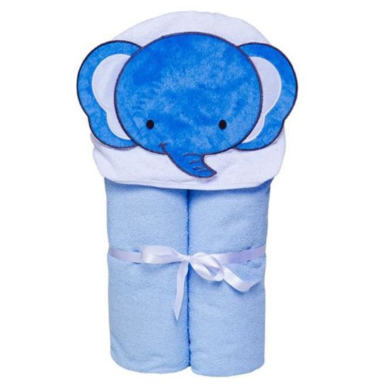 Toalha-Bebe-com-Capuz-e-Forrada-com-Fralda-Masculino-Elefante-Azul