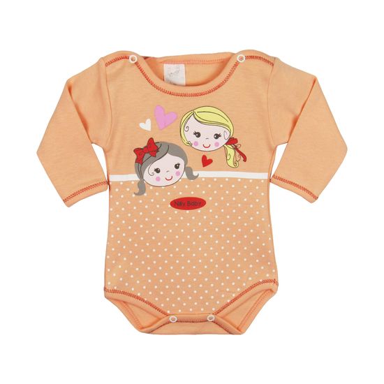 313-Body-Bebe-Feminino-ML-Mininas-Salmao-A 313-Body-Bebe-Feminino-ML-Mininas-Salmao-A