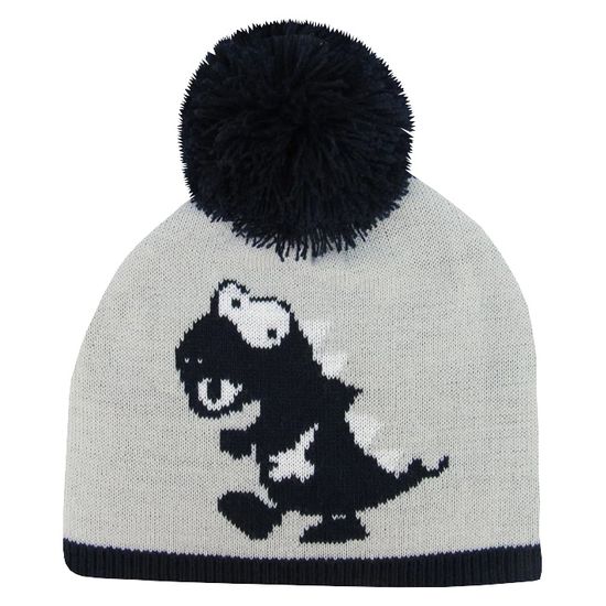 Touca-Bebe-Masculina-Cinza-Dino-E-8098a Touca-Bebe-Masculina-Cinza-Dino-E-8098a