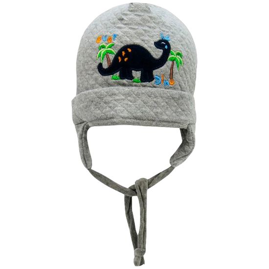 Touca-Bebe-Masculina-Cinza-E-6163 Touca-Bebe-Masculina-Cinza-E-6163