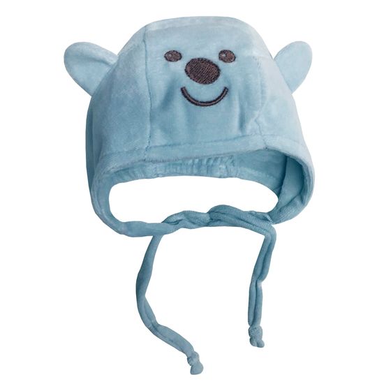 Touca-Bebe-Azul-Ursinho-E-6037a Touca-Bebe-Azul-Ursinho-E-6037a