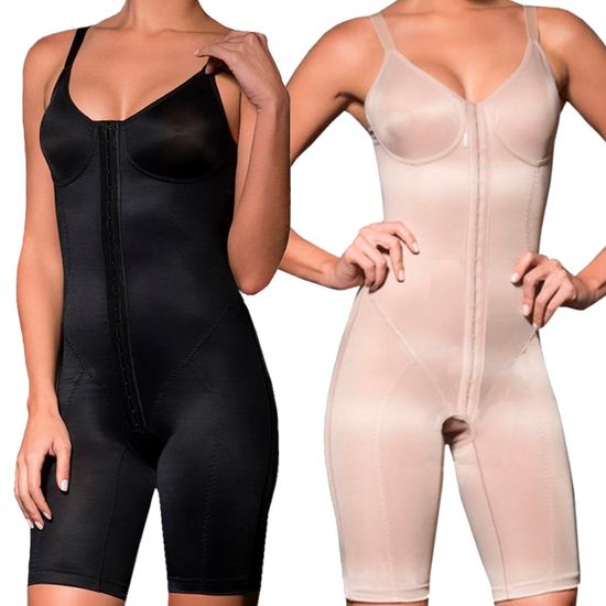 Modelador-Bermuda-Pos-Cirurgico-com-Abertura-Frontal-Total-Preto-Chocolate-CM-432 Modelador-Bermuda-Pos-Cirurgico-com-Abertura-Frontal-Total-Preto-Chocolate-CM-432