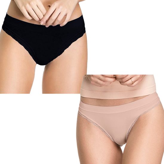 Calcinha-Renda-Preta-Salmao-ZR-0203005 Calcinha-Renda-Preta-Salmao-ZR-0203005