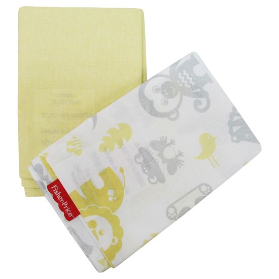 Fronha-Fisher-Price-Neutra-Amarela-Kit-com-2-Unidades-Estampa-Bichinhos-I-30031300010003a Fronha-Fisher-Price-Neutra-Amarela-Kit-com-2-Unidades-Estampa-Bichinhos-I-30031300010003a